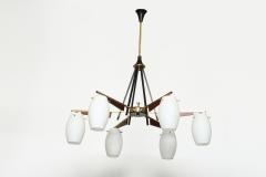 Stilnovo style chandeliers a pair - 2261386