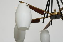 Stilnovo style chandeliers a pair - 2261418