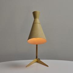 Stilux Milano 1950s Stilux Milano Metal Wood Table Lamp - 3589610