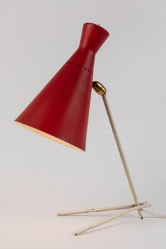 Stilux Milano 1950s Stilux Milano Red and White Table Lamp - 889489