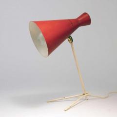 Stilux Milano 1950s Stilux Milano Red and White Table Lamp - 889493