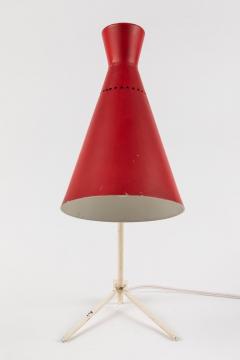 Stilux Milano 1950s Stilux Milano Red and White Table Lamp - 889500