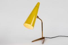 Stilux Milano 1950s Stilux Milano Yellow Conical Table Lamp - 1193536