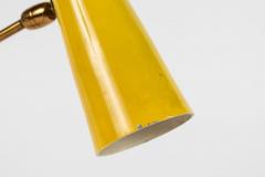 Stilux Milano 1950s Stilux Milano Yellow Conical Table Lamp - 1193538