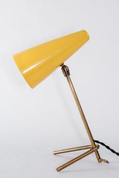 Stilux Milano 1950s Stilux Milano Yellow Conical Table Lamp - 2458765