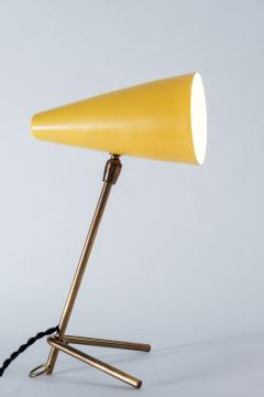 Stilux Milano 1950s Stilux Milano Yellow Conical Table Lamp - 2458767