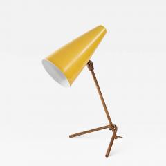Stilux Milano 1950s Stilux Milano Yellow Conical Table Lamp - 2460322
