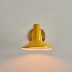 Stilux Milano 1950s Stilux Yellow Metal and Brass Articulating Sconce - 3587625