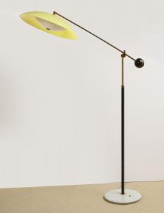 Stilux Milano Floor lamp with yellow shade and marble base - 1131042