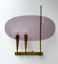 Stilux Milano Mid Century Modern Sconces Lucite and Brass by Stilux Milano Italy 1960s - 3402993