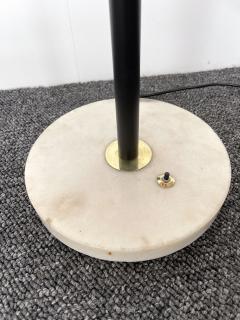 Stilux Milano Mid Century Reading Floor Lamp Brass Red Perspex by Stilux Milano Italy 1950s - 2554798