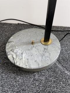 Stilux Milano Mid Century Reading Floor Lamp Brass Red Perspex by Stilux Milano Italy 1950s - 2746821