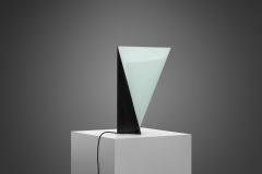 Stilux Milano Stilux Asymmetrical Table Lamp with Metal Base Italy 1970s - 4136183