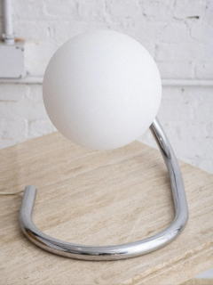 Stilux Milano Stilux Chrome and Glass Table Lamp - 4433299