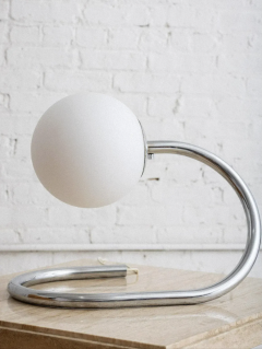 Stilux Milano Stilux Chrome and Glass Table Lamp - 4433304