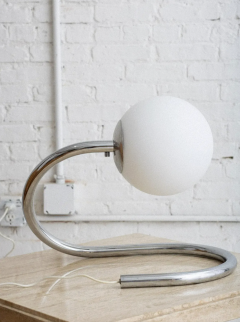 Stilux Milano Stilux Chrome and Glass Table Lamp - 4433305