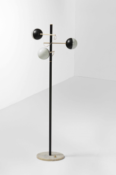 Stilux Milano Stilux Milano early 1960s floor lamp with painted metal stem - 2183466