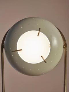 Stilux Milano Stilux Swivel and Pivoting Floor Lamp Made of Brass and Marble Italy 1950s - 3469395