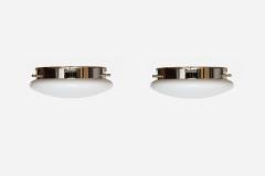 Stilux Milano Stilux style flush mount ceiling or wall lights Italy 1960s - 3025238