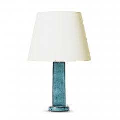 Stogo Keramik Danish Modern Table Lamp in Turquoise Glaze by STOGO - 3542620