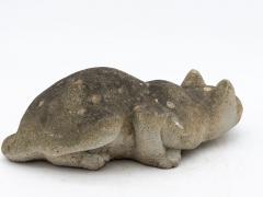 Stone Cat Garden Ornament 20th Century French - 3971726