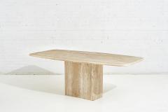 Stone International Stone International Travertine Dining Table circa 1970 Italy - 1931441