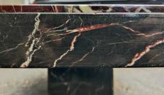 Stone International Vintage Italian Coffee Table in Rosso Levanto Marble 1970s - 3114072