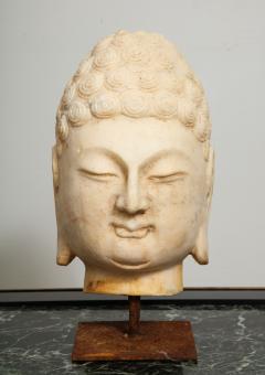 Stone Sculpture of Buddha Head - 1107986