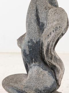 Stone Sculpture of a Woman with Long Flowing Hair English 20th Century - 3555613