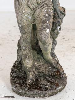 Stone Weathered Garden Statue of Maiden or Goddess England Mid 20th C - 4562173