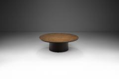 Stone and Iron Pedestal Coffee Table Europe ca 1950s - 3220292
