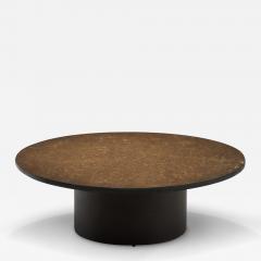 Stone and Iron Pedestal Coffee Table Europe ca 1950s - 3223578