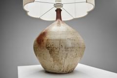 Stoneware Table Lamp by Jean Pierre Prud homme France ca 1960s - 4216503