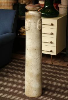 Stoneware Vase Floor Lamp - 1454007