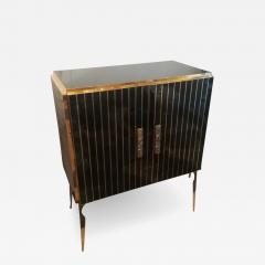 Storage Cabinet in Murano Glass and Brass - 3010410