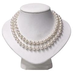 Strand of Cultured Fresh Water Pearl Necklace 22 inches - 3099334