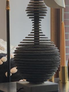 Strata Slate Double Sphere Table Lamp - 1448253