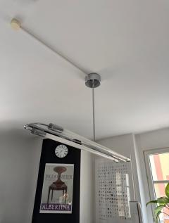 Streamline Moderne Ceiling lamp chrome and Neon tubes Germany circa 1935 - 4599071