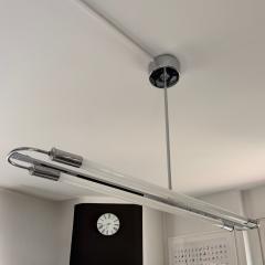 Streamline Moderne Ceiling lamp chrome and Neon tubes Germany circa 1935 - 4599072
