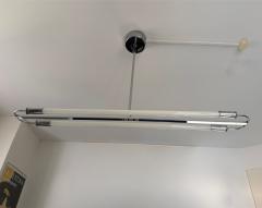 Streamline Moderne Ceiling lamp chrome and Neon tubes Germany circa 1935 - 4599073