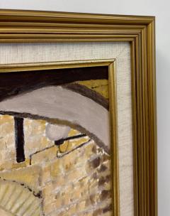 Street of Jerusalem Oil on Canvas Impressionistic Painting by M Schneider - 3515515