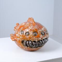 Striking Dystopian Like Ceramic Sculpture Soothsayer by Sakari Kannosto 2022 - 4423437