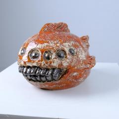 Striking Dystopian Like Ceramic Sculpture Soothsayer by Sakari Kannosto 2022 - 4423440