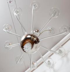 Striking Modern Venetian 10 Arm Crystal Chandelier Contemporary - 4587010