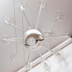 Striking Modern Venetian 10 Arm Crystal Chandelier Contemporary - 4587012