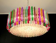 Striking Multicolor Triedi Crystal Prism Chandelier - 1984895