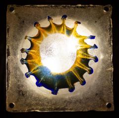 Striking Original Pair of Patchwork Sconces by Toni Zuccheri for Venini 1970s - 2706178