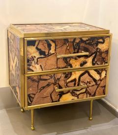 Striking Pair of Mid Century style Night Stands or Side Tables - 3216098