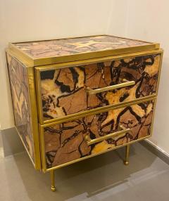 Striking Pair of Mid Century style Night Stands or Side Tables - 3216101