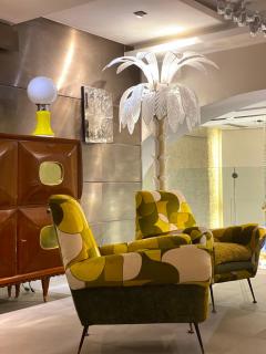 Striking Palmette Murano Glass Floor Lamp - 4660192